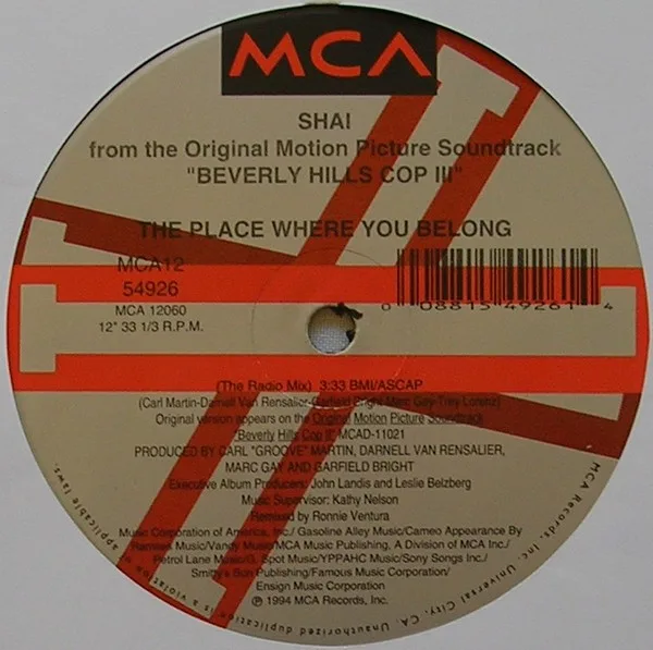 Album cover for The Place Where You Belong by Shai (3)