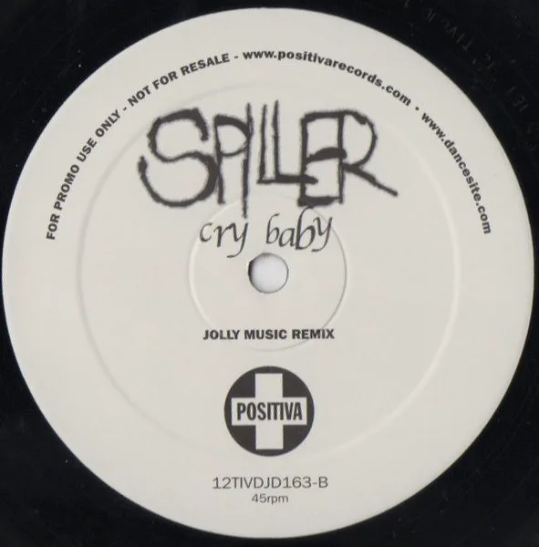 Album cover for Cry Baby by Spiller