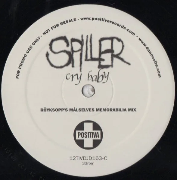 Album cover for Cry Baby by Spiller