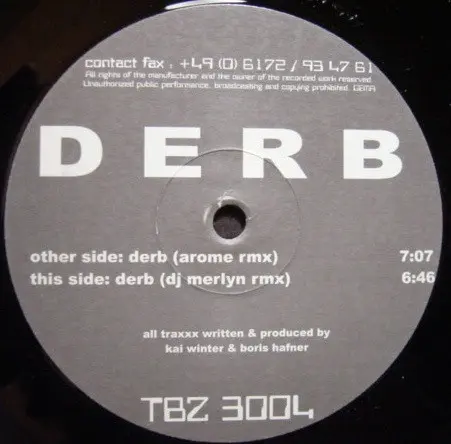 Album cover for Derb (Remixes) by Derb
