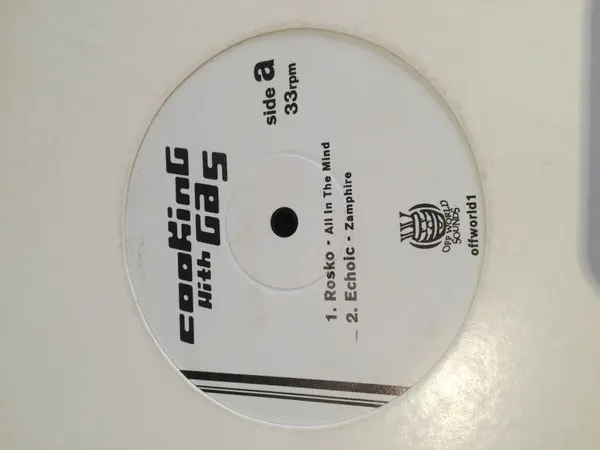 Various - Cooking With Gas, Electronic, Big Beat, Breaks, Downtempo, 1998 - OffWorld Sounds, Australia, Vinyl 1x 12", 33 ⅓ RP