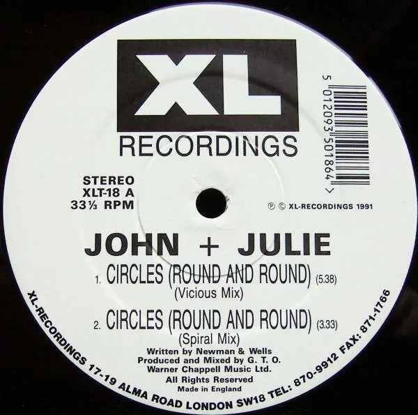 Album cover for Circles (Round And Round) by John + Julie Featuring Auriole