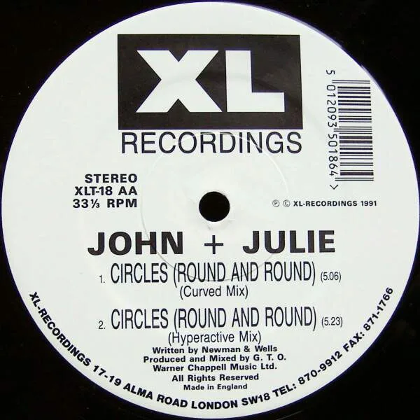 Album cover for Circles (Round And Round) by John + Julie Featuring Auriole
