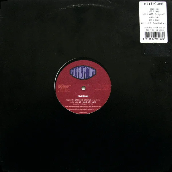 All I Need, All I Want