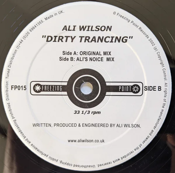 Album cover for Dirty Trancing by Ali Wilson