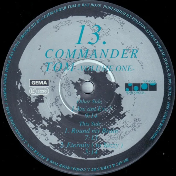 Album cover for Volume One by Commander Tom