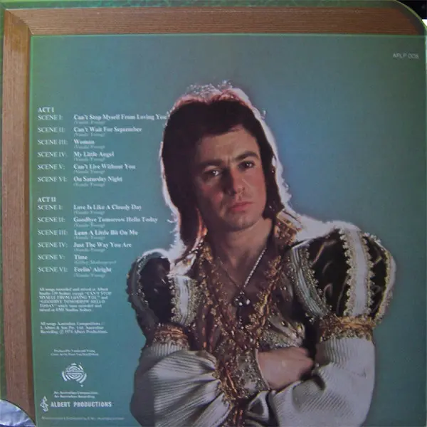 William Shakespeare (2) - Can't Stop Myself From Loving You, Pop, 1974 - Albert Productions, Australia, Vinyl 1x LP, Album, S