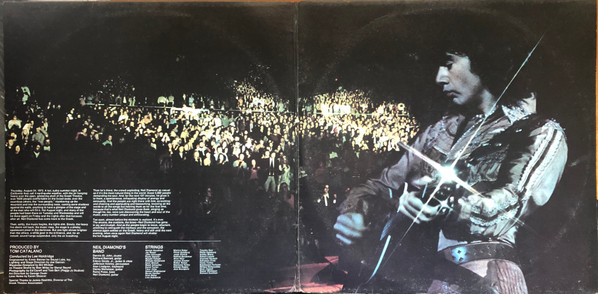 Neil Diamond - Hot August Night, Rock, Folk Rock, Soft Rock, 1973 - MCA Records, Australia, Vinyl 2x LP, Album Gatefold