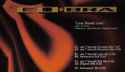 Album cover for Love Sweet Love by CO*BRA