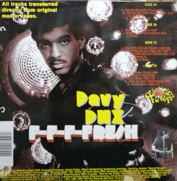 Davy DMX - F-F-F-Fresh, Hip Hop, 1995 - Ol' Skool Flava, US, Vinyl 2x LP, Compilation