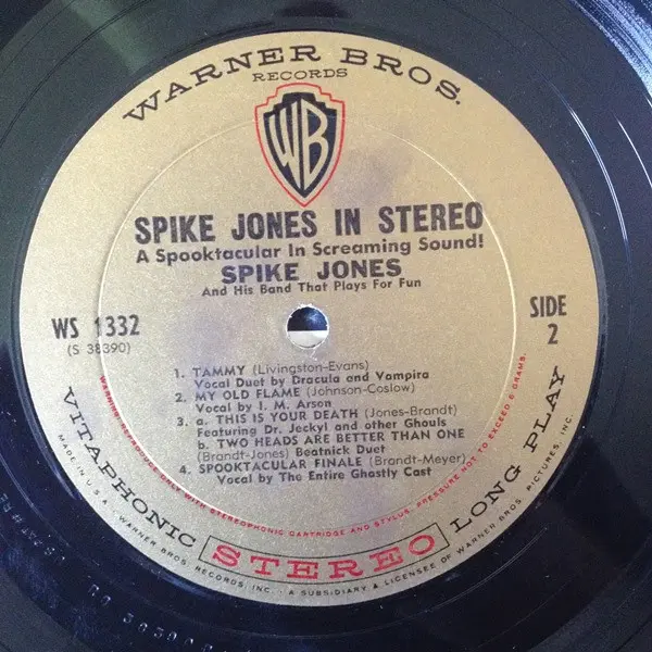 Spike Jones - Spike Jones In Stereo, Pop, Novelty, 1959 - Warner Bros. Records, US, Vinyl 1x LP