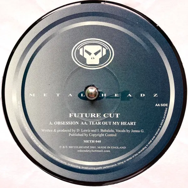 Future Cut - Obsession, Electronic, Drum n Bass, 2001 - Metalheadz, UK, Vinyl 1x 12", 45 RPM
