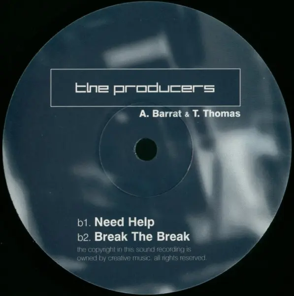 Producers, The - Angel, Electronic, Tech House, 2000 - Creative Music, UK, Vinyl 1x 12", 33 ⅓ RPM