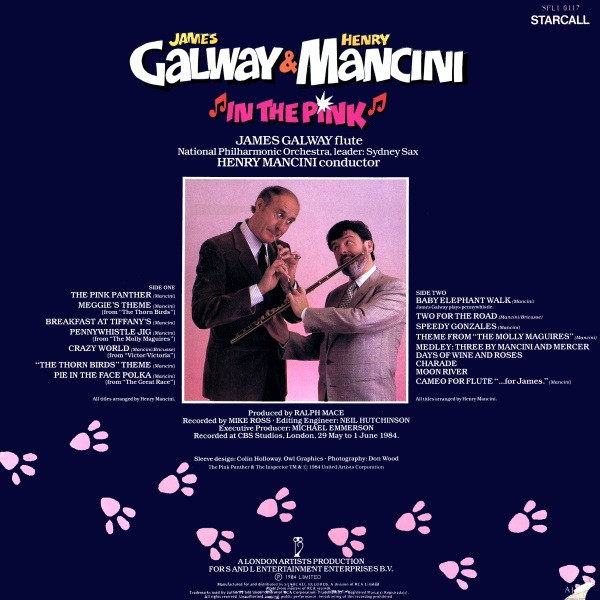 Album cover for In The Pink by James Galway & Henry Mancini
