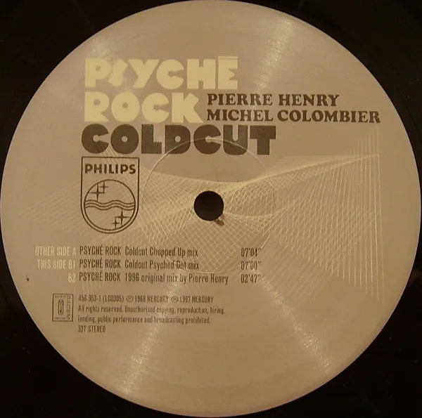 Album cover for Psyché Rock by Pierre Henry, Michel Colombier