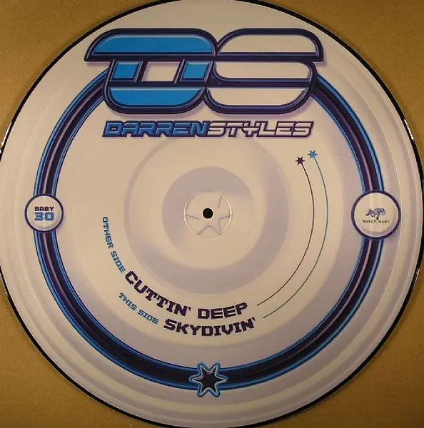 Darren Styles - Cuttin' Deep / Skydivin', Electronic, Happy Hardcore, 2005 - Raver Baby, UK, Vinyl 1x 12", Picture Disc