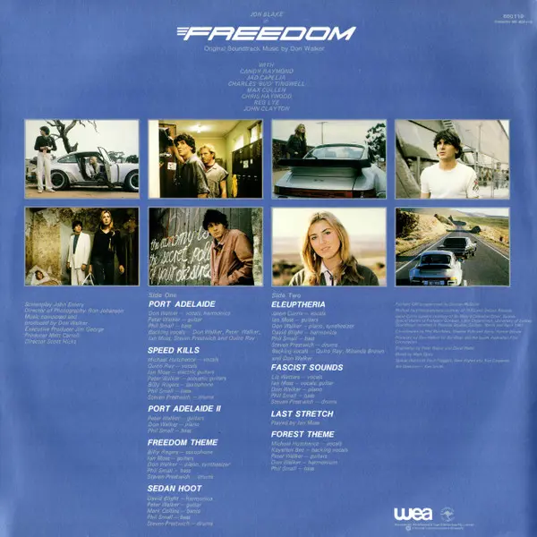 Don Walker (2) - Freedom: Original Soundtrack Music, Rock, Stage & Screen, Soundtrack, 1981 - WEA, Australia, Vinyl 1x LP