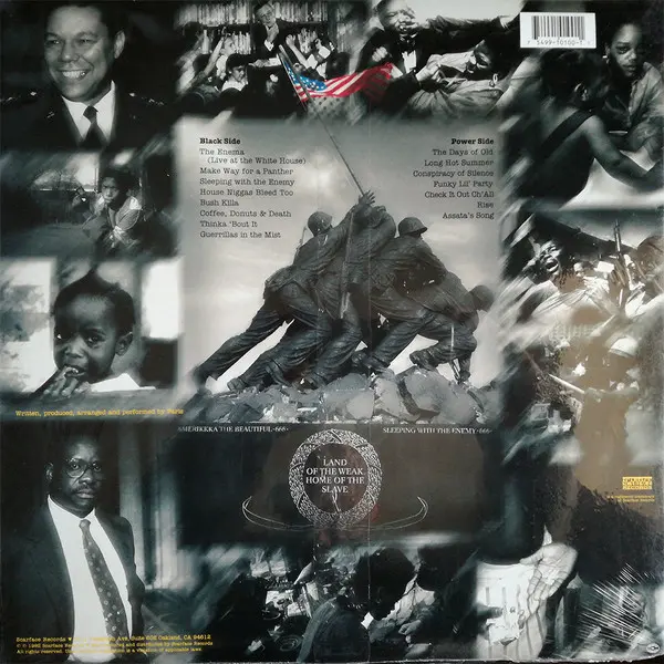 Paris (2) - Sleeping With The Enemy, Hip Hop, Conscious, Gangsta, 1992 - Scarface Records, US, Vinyl 1x LP, Album