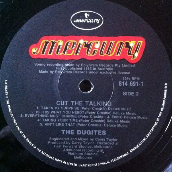 Album cover for Cut The Talking by Dugites, The