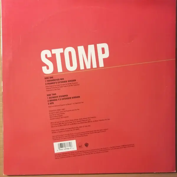 Album cover for Stomp by Quincy Jones