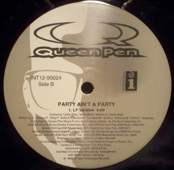 Album cover for Party Ain't A Party by Queen Pen