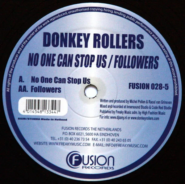 Album cover for No One Can Stop Us / Followers by Donkey Rollers