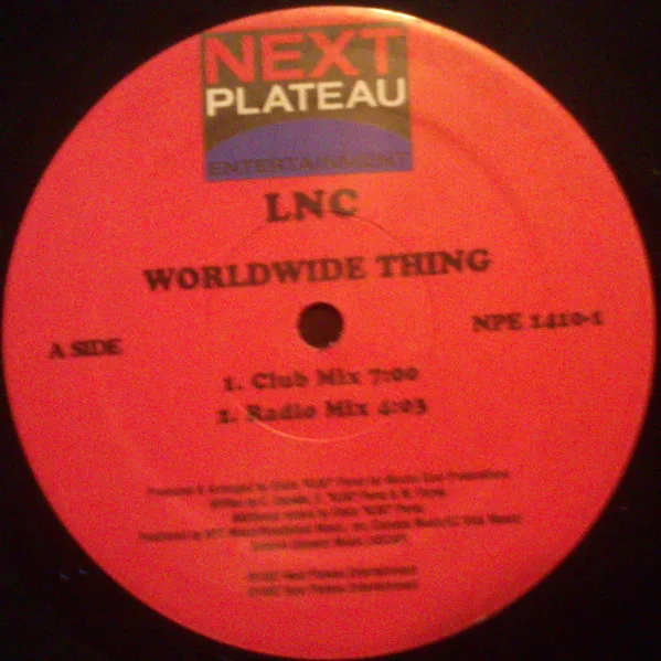 Album cover for WorldWide Thing by LNC