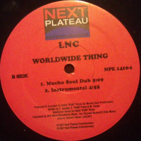 Album cover for WorldWide Thing by LNC