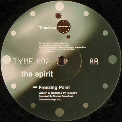 Spirit - Final Chapter (TransAtlantic Turmoil Mix) / Freezing Point, Electronic, Drum n Bass, 1999 - Timeless Recordings, UK,