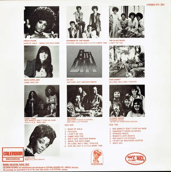 Album cover for Black Gold Chartbusters by Various