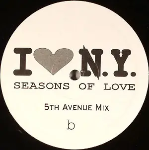 Album cover for Seasons Of Love by I Love N.Y.