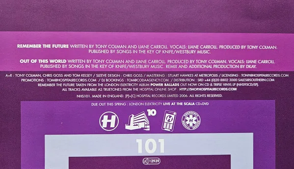 Album cover for Remember The Future (Original Album Mix) / Out Of This World (DKay Remix) by London Elektricity