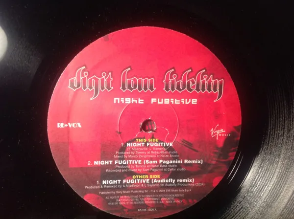 Album cover for Night Fugitive by Digit Low Fidelity