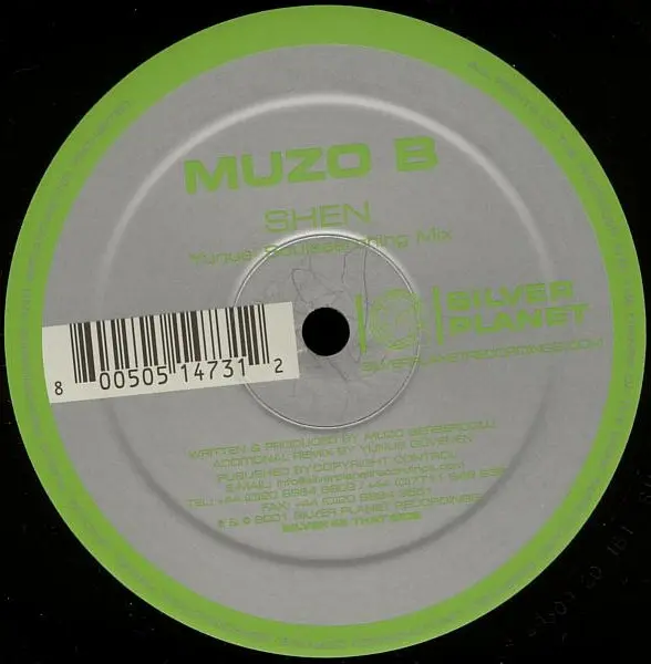 Muzo B - Shen, Electronic, Progressive House, 2002 - Silver Planet Recordings, UK, Vinyl 1x 12", 33 ⅓ RPM