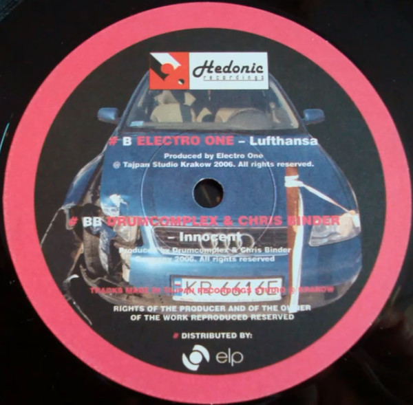 Various - Hedonic 003, Electronic, Techno, 2006 - Hedonic Recordings, Poland, Vinyl 1x 12"