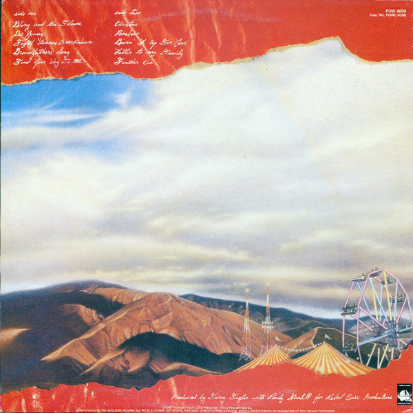 Randy Stonehill - Between The Glory And The Flame - 1982 - Acoustic, Garage Rock, Rock & Roll - Powderworks - Vinyl 1x LP, Al