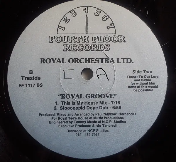 Royal Orchestra Ltd. - Get Down!, Electronic, House, 1990 - Fourth Floor Records, US, Vinyl 1x 12"