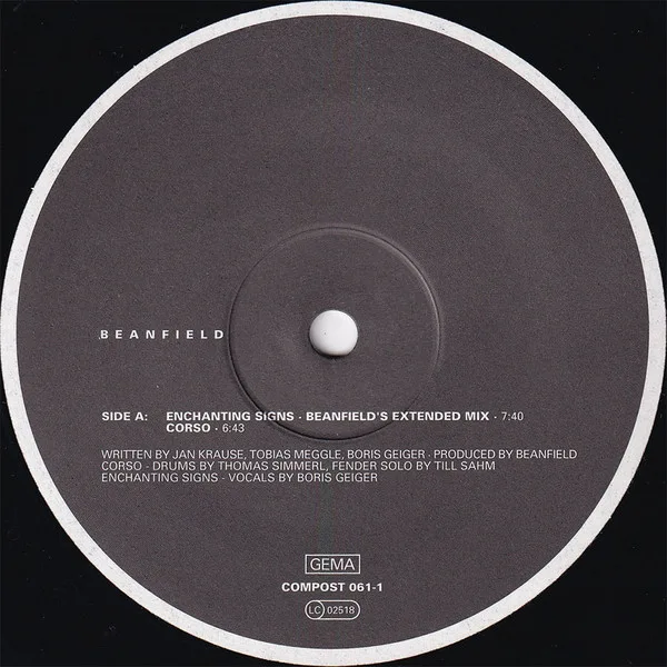 Album cover for Enchanting Signs by Beanfield