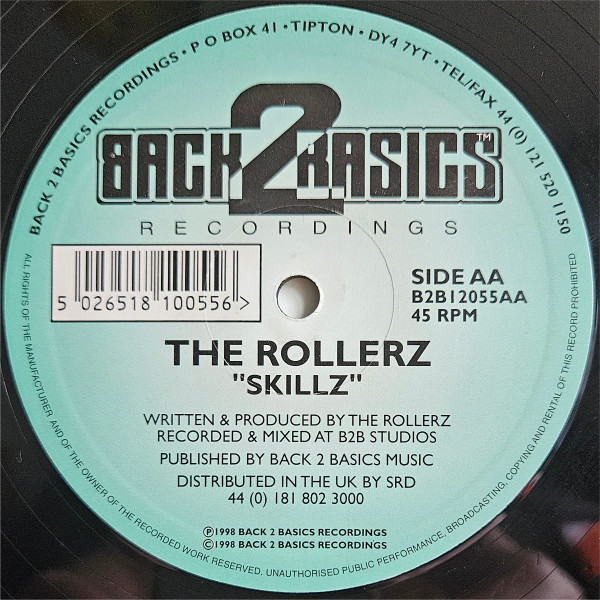 Rollerz, The - All I Wanna Do (Northern Connexion Remix), Electronic, Jungle, 1998 - Back 2 Basics, UK, Vinyl 1x 12", 45 RPM