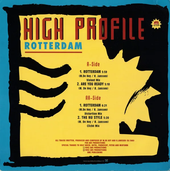 Album cover for Rotterdam by High Profile