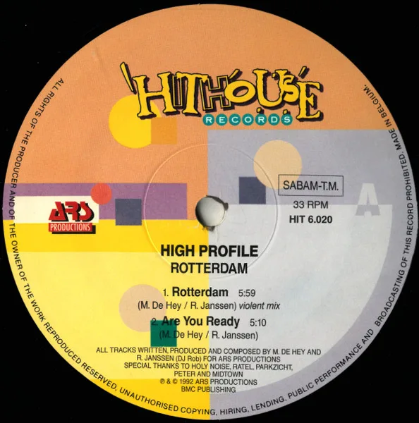 Album cover for Rotterdam by High Profile