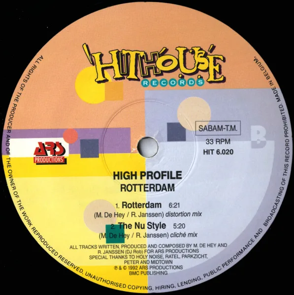 Album cover for Rotterdam by High Profile