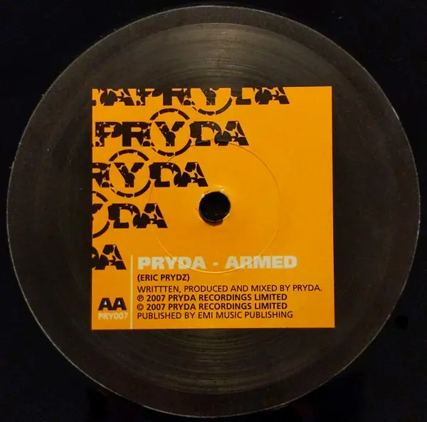 Pryda - Rymd / Armed, Electronic, Electro House, 2007 - Pryda Recordings, UK, Vinyl 1x 12", 33 ⅓ RPM