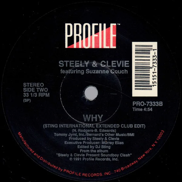 Album cover for Why by Steely & Clevie Featuring Suzanne Couch