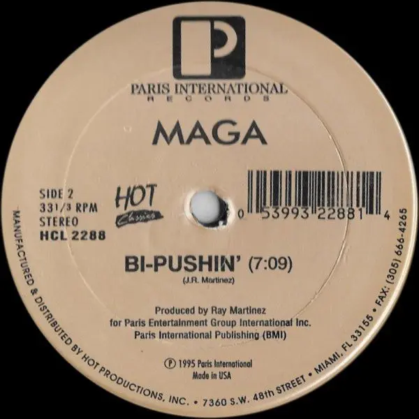 Jill / Maga (2) - Match Made Up In Heaven / Bi-Pushin', Electronic, Freestyle, Latin, 1995 - Hot Classics, US, Vinyl 1x 12", 