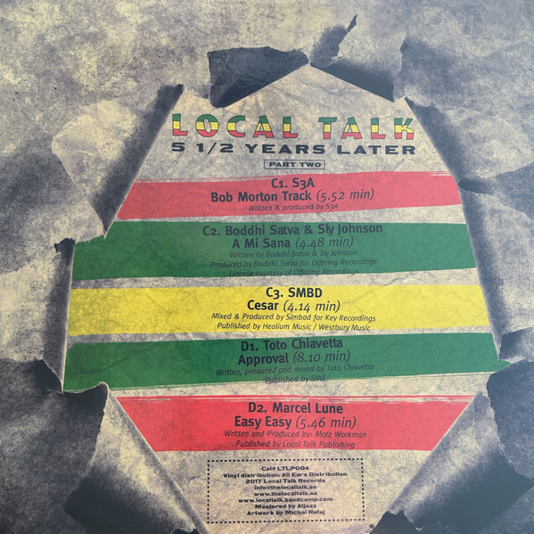 Various - Local Talk 5 1/2 Years Later (Part Two), Electronic, Deep House, House, 2017 - Local Talk, Sweden, Vinyl 1x 12", 33