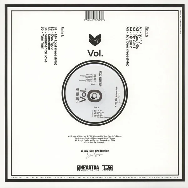 Album cover for Slum Village Vol. 0 by Slum Village