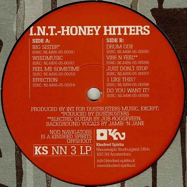 Album cover for Honey Hitters by I.N.T.