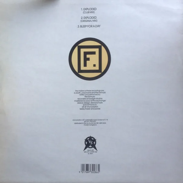 Album cover for Exploded by Formula (2), The