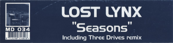 Lost Lynx - Seasons, Electronic, Trance, 2003 - Massive Drive Recordings, Netherlands, Vinyl 1x 12", 45 RPM